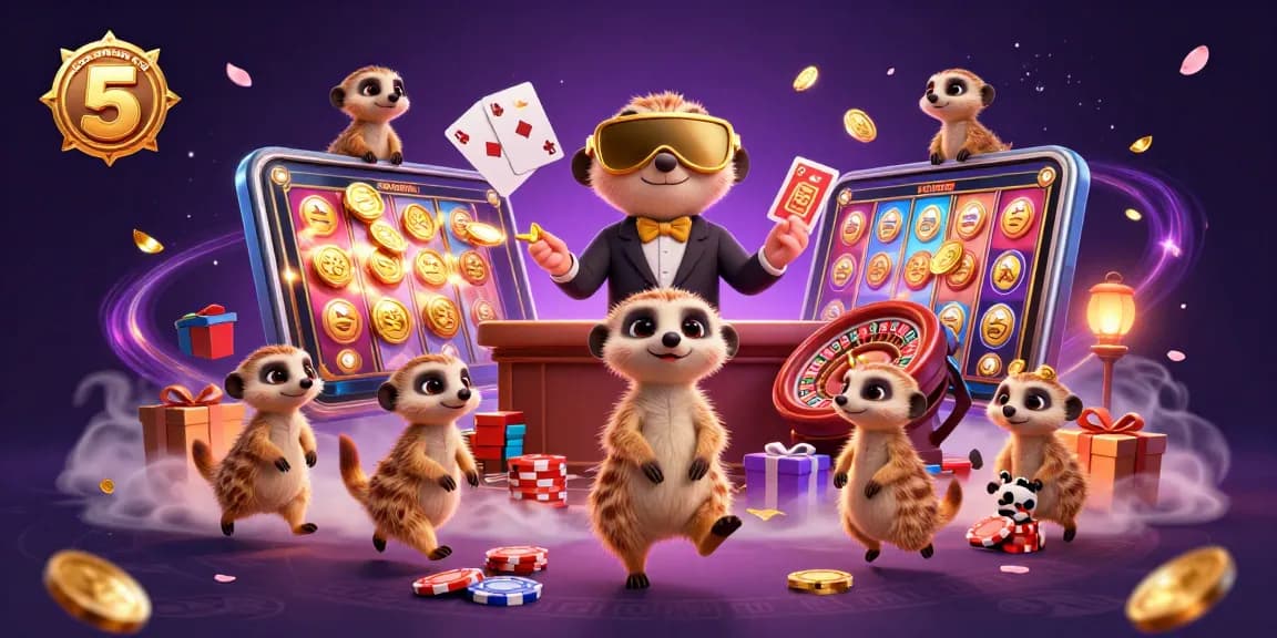 Experience thrilling wins with keo nha cai 5 at a vibrant meerkat casino, complete with colorful gaming action.