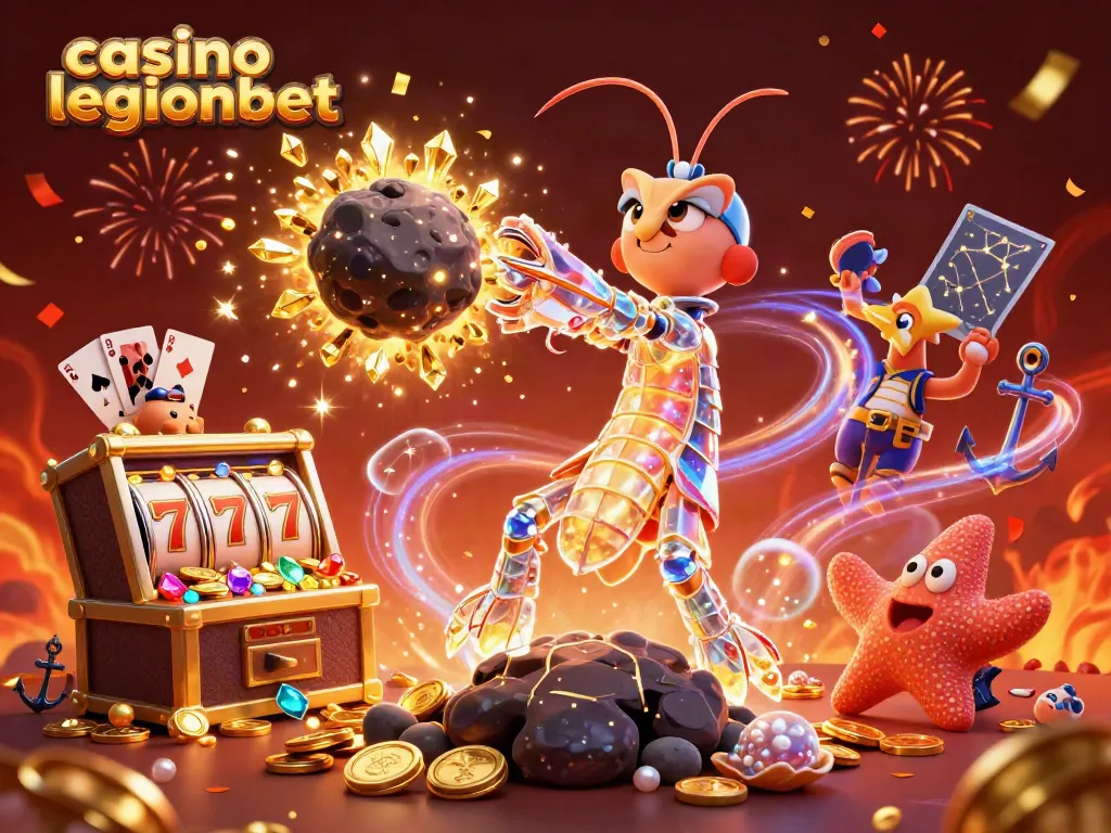 Experience thrilling gaming action at casino legionbet with 3D characters and vibrant casino elements