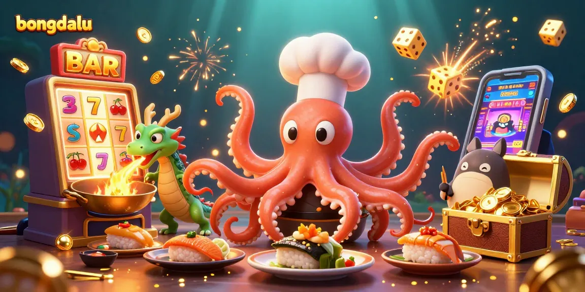 Engage with bongdalu in this vibrant 3D casino scene featuring cartoon characters and dynamic game elements.