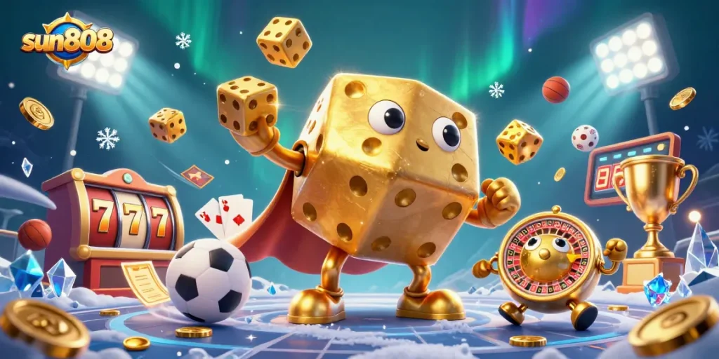 Experience thrilling gameplay at sun808 with dynamic gambling elements and colorful 3D visuals.