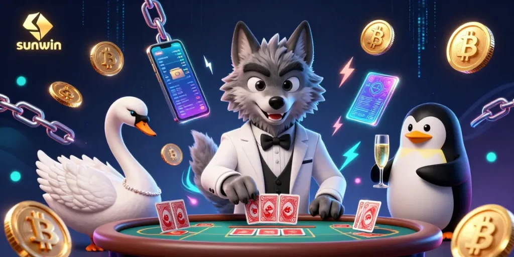 Engage in thrilling gameplay at Sunwin with vibrant characters and exciting casino elements.